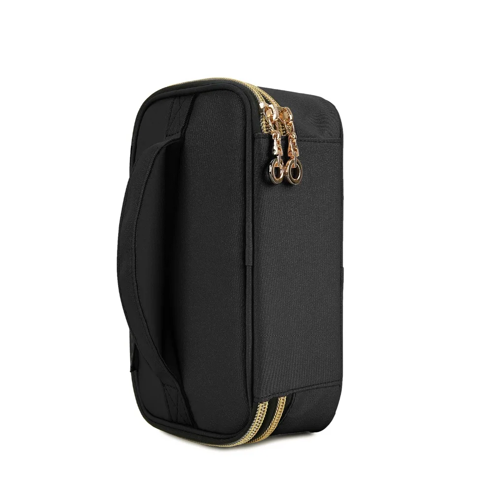 BAGSMART, Женская дорожная сумка для ювелирных изделий, сумка для ожерелья, браслета, сережек, двойной слой, чехол-органайзер для ювелирных изделий, для колец, часов