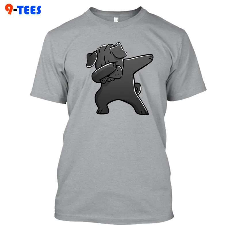Новое поступление футболка Для мужчин Лидирующий бренд 100% хлопок милые Пёс из