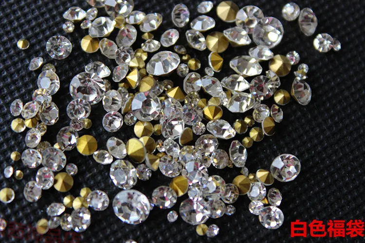 3 10 мм прозрачный белый клей для дизайна ногтей украшения Стразы А класс V bottom