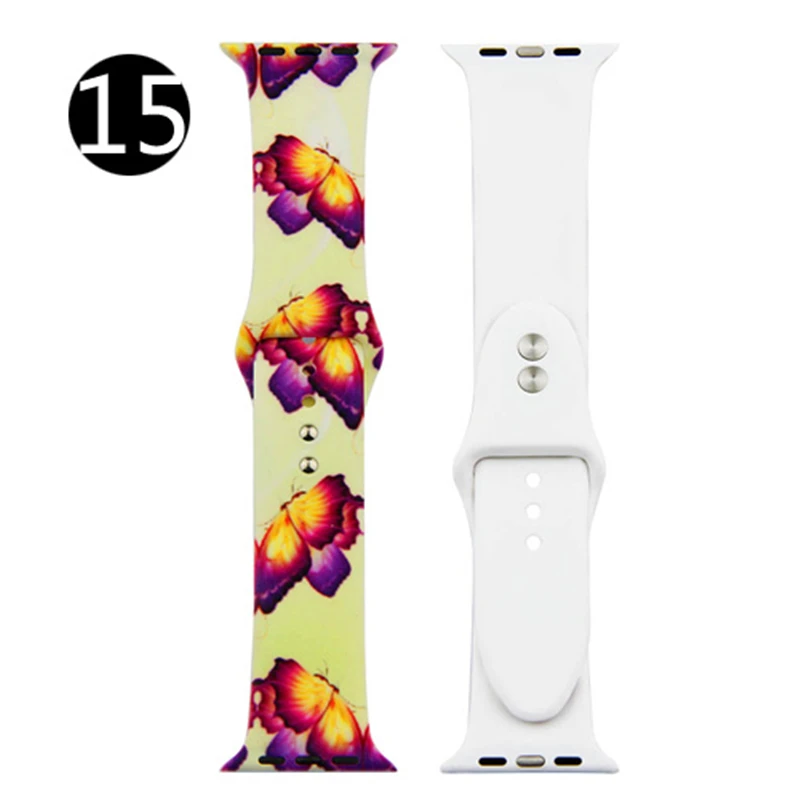 Ремешок для Apple watch band 4 44 мм 40 мм iwatch 3 band correa aple 42 мм 38 мм спортивный силиконовый браслет на запястье ремень часы аксессуары