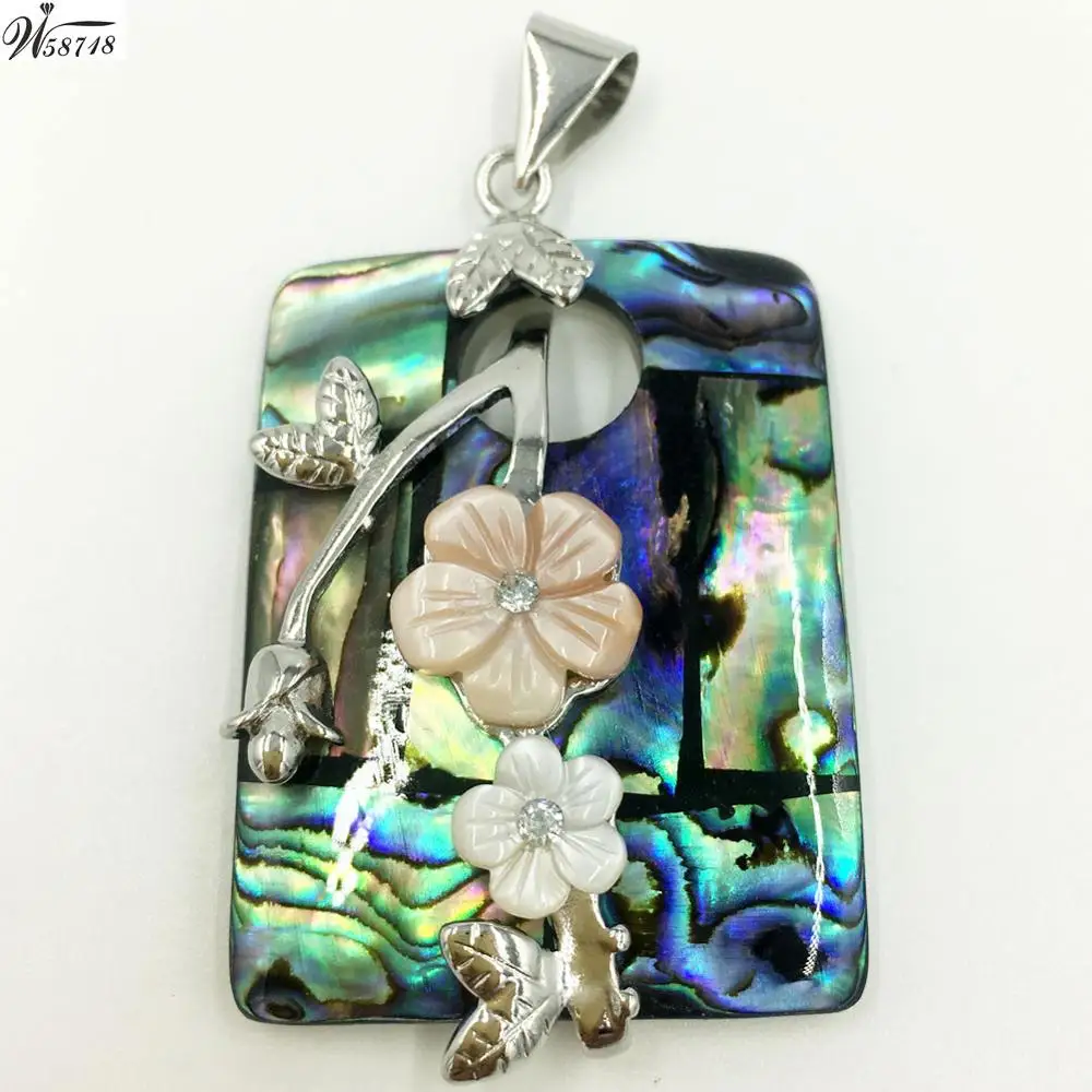 Бесплатная доставка Красивые Украшения Новая Зеландия абалона цветы