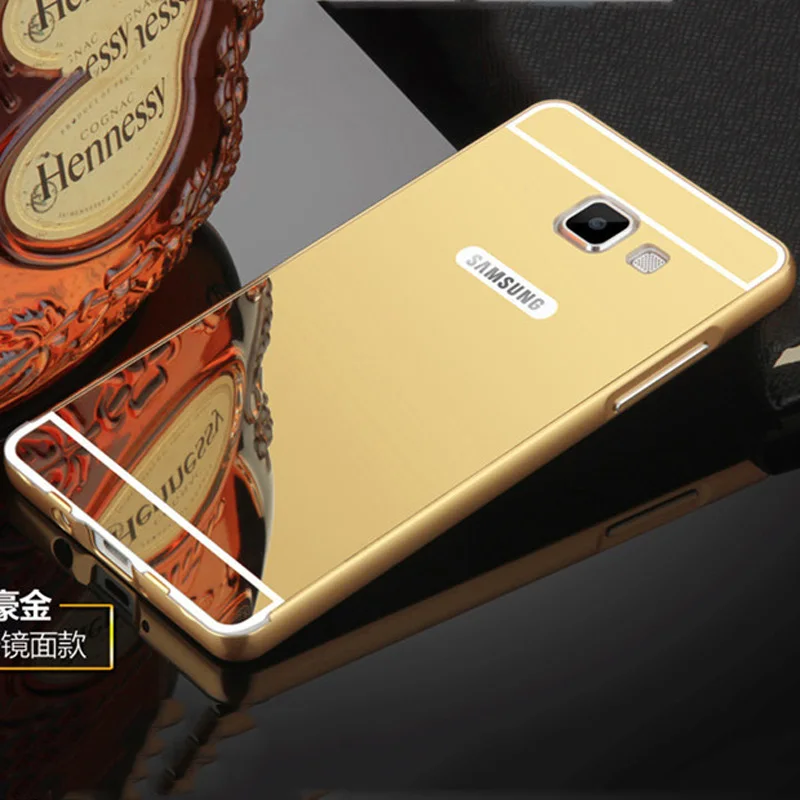 Зеркало Case Для Samsung Galaxy ON5 ON7 2016 Алюминиевый Металлический Каркас + акрил Покрытие