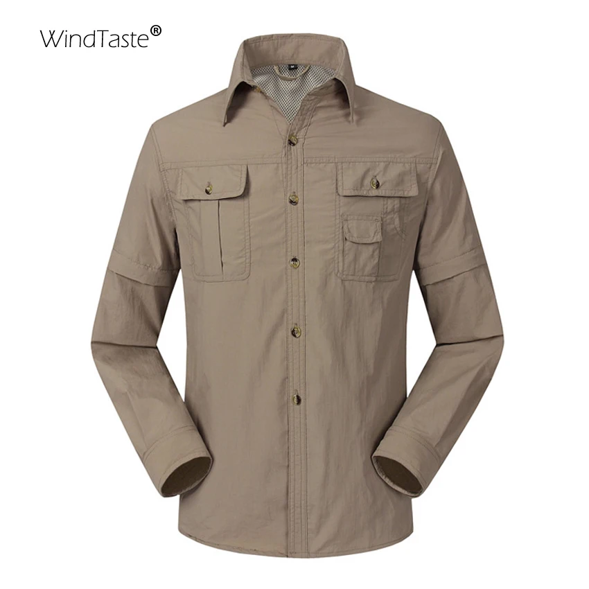 WindTaste весна лето мужские быстросохнущие съемные дышащие походные брюки уличные