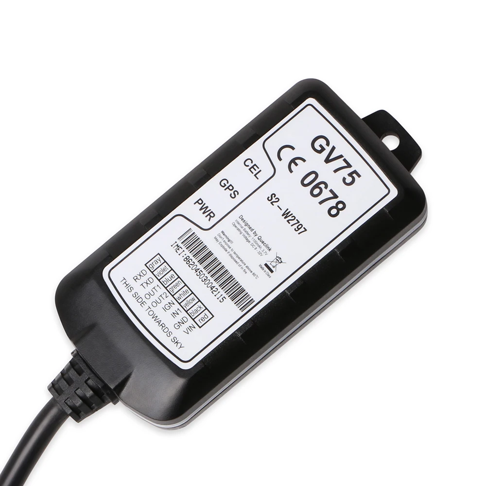 GPS трекер Автомобильный Queclink GV75 u blox 1100 мАч 8 32 в|devices gsm|car tracking devicetracking device |