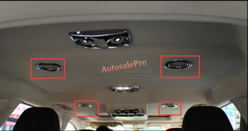 Хромированная внутренняя крыша вентиляционного отверстия крышка выпускного 4