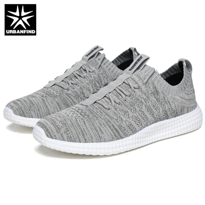 Мужские кроссовки Urban Find легкие из дышащего материала с трикотажным дизайном на