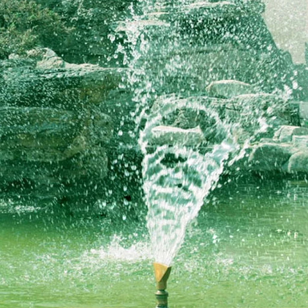 2 шт. Латунь вентилятор Форма Весна фонтан Пруд сопло спринклера распылительную