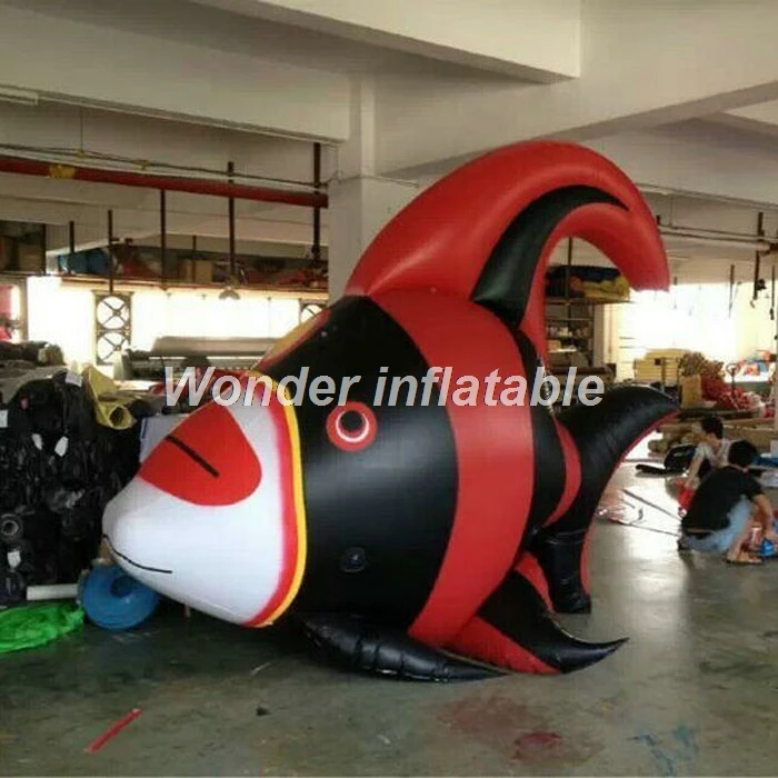 

Hot selling vivid tropical inflatable fish balloon for sale outdoor used advertising party decorations