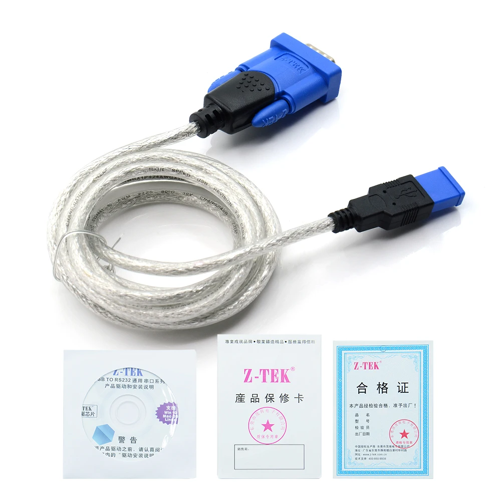 RS232 конвертер Z TEK USB1.1 к конвертировать разъем USB Rs232 кабель для HDS/MB C3/NEC