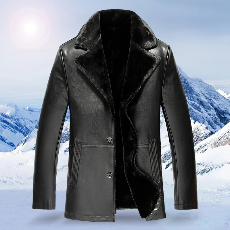 Купить Зимнее Кожаное Пальто Мужское
