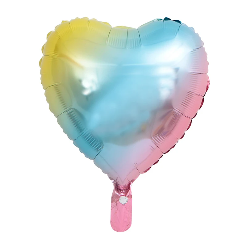 Heart 2 шт. 32 дюймов Радуга Количество воздушных шаров с Золотая Корона Единорог вечерние фольга цифровой воздушные шары День рождения украшения Дети globos - Цвет: Heart