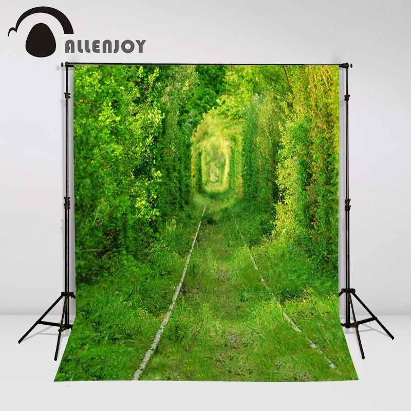 Весенняя фотография фон для фотосъемки трава пейзаж лес тихий новорожденный