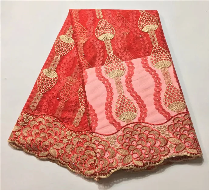 Новый Дизайн чистая Кружево Вышивка Ткань S Африканский сетка французский с