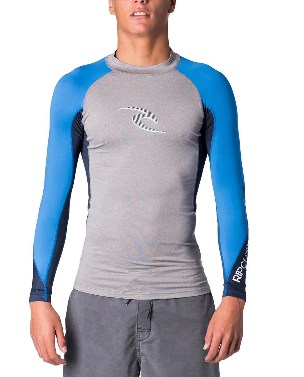 УФ-футболка с длинными рукавами и волнистым принтом жилет UPF 50 + | Спорт