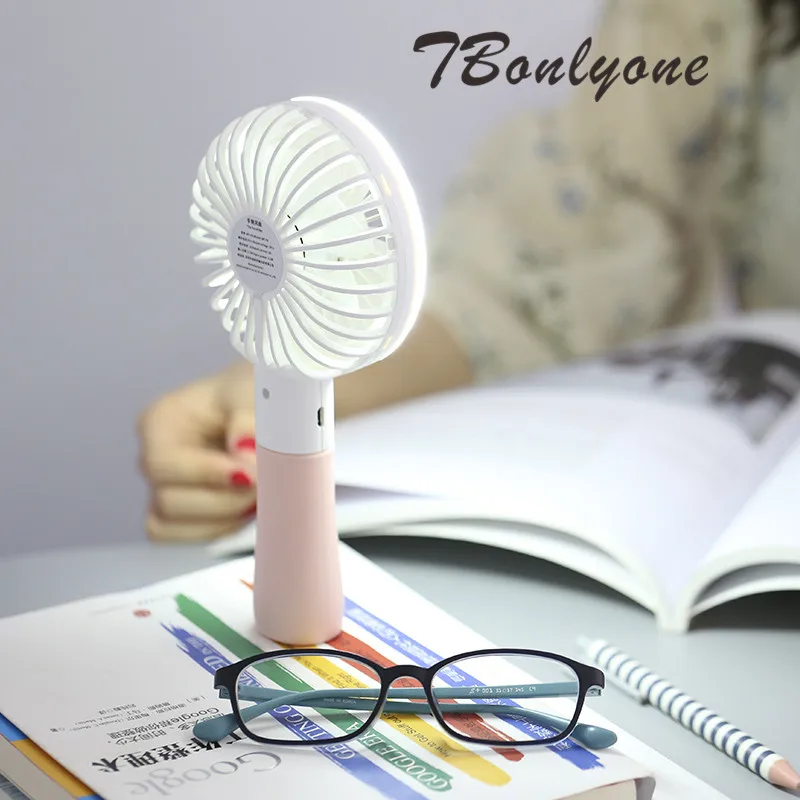 TBonlyone 1200 мАч 2 скорости в 1 ручной вентилятор для чтения открытый стол