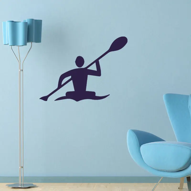 Настенная Наклейка домашний декор гостиная спальня олимпийская байдарка
