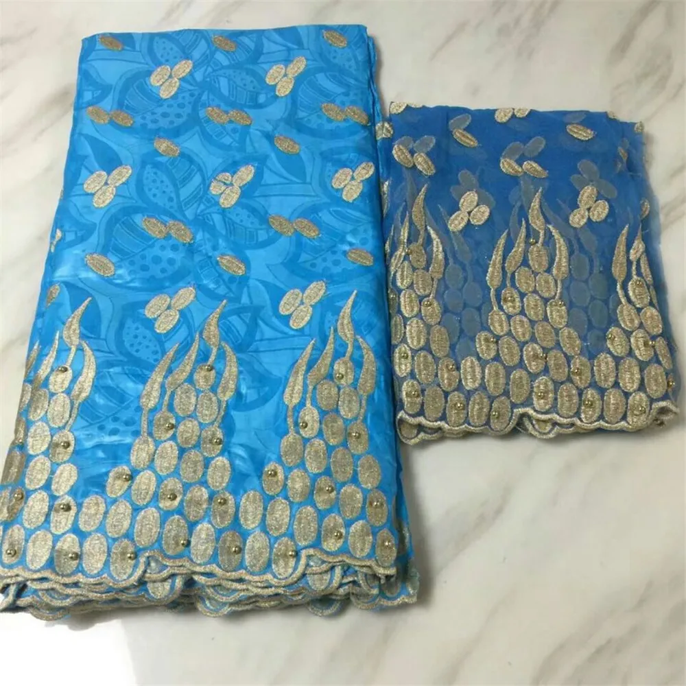 2018 New African Bazin Riche Getzner Lace Fabric With Embroidery French Net for dress Tulle red H333-2 | Дом и сад