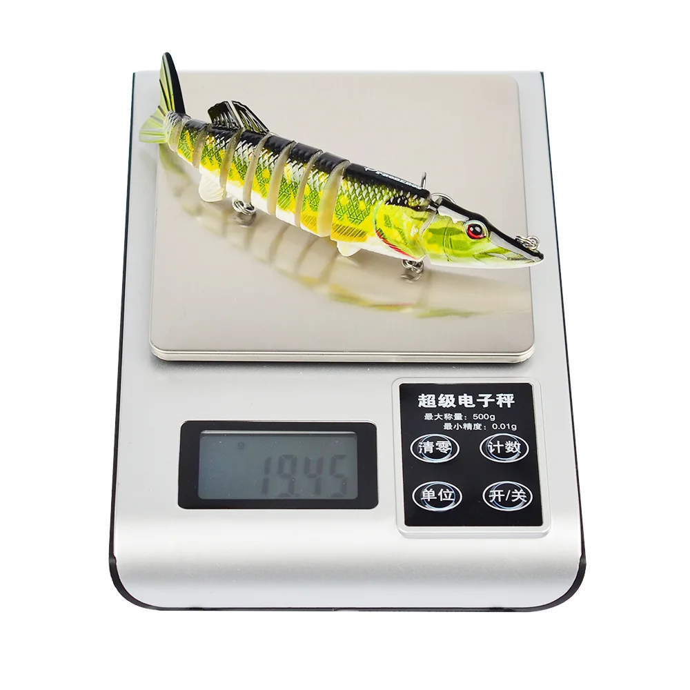 Профессиональная дорожная приманка beros фирменная многосекционная 12 см20 г