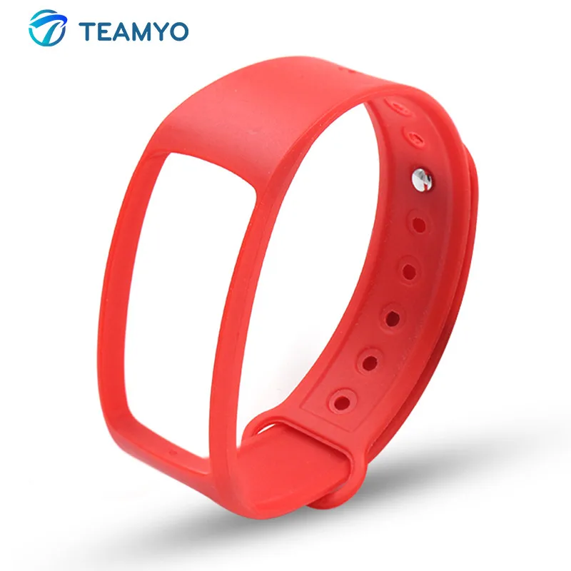 Teamyo QS90, умный ремешок, сменные Ремешки для наручных часов, спортивные ремешки, умный браслет, браслет, аксессуары - Цвет: Красный