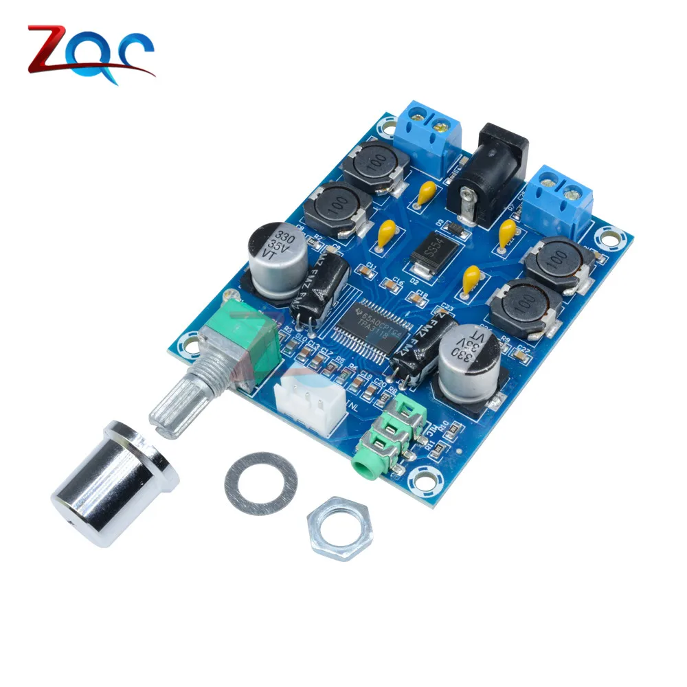 TPA3118D2 цифровой усилитель платы Amplificador Двухканальный аудио 45 Вт * 2 для 4 8ohm динамик