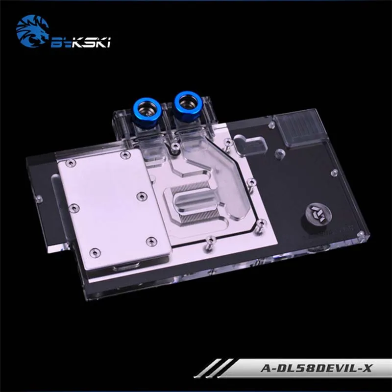 Bykski A-DL58DEVIL-X PC водяной охладитель Радиатор GPU кулер видеокарта блок для Dataland DEVIL RX580