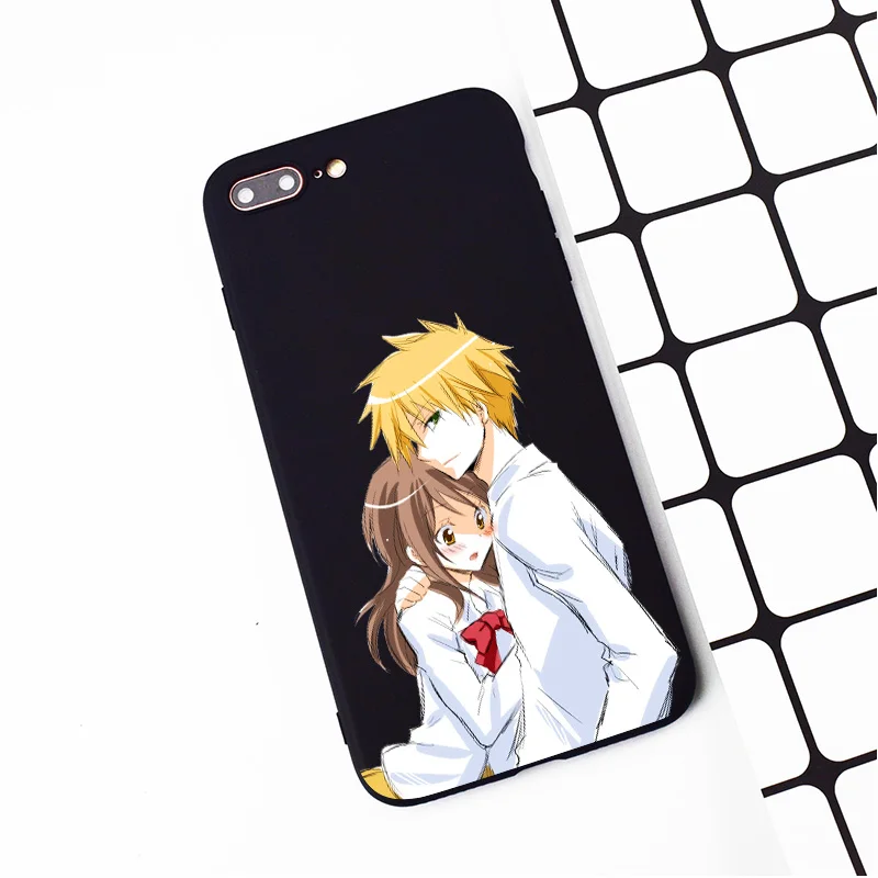 M536 Maid Sama Black Soft TPU Silicone Case Cover For Apple iPhone 11 Pro XR XS Max X 8 7 6 6S Plus 5 5S 5G SE |