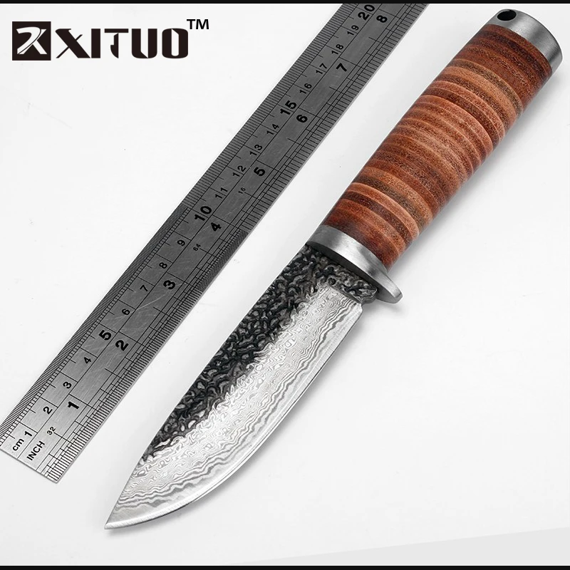 Xituo EDC утилита для очистки овощей Ножи шашлыков из высокоуглеродистой стали