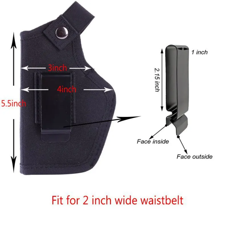 Concealed Carry Holster Inside The Waistband IWB or Outside OWB for Most Handguns | Спорт и развлечения