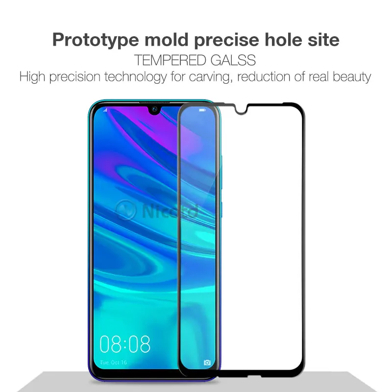Для Huawei P Smart 2019 Nicotd 2.5D Premium полное покрытие закаленное стекло для Nova 4 3 3i 2i y6 67 pro