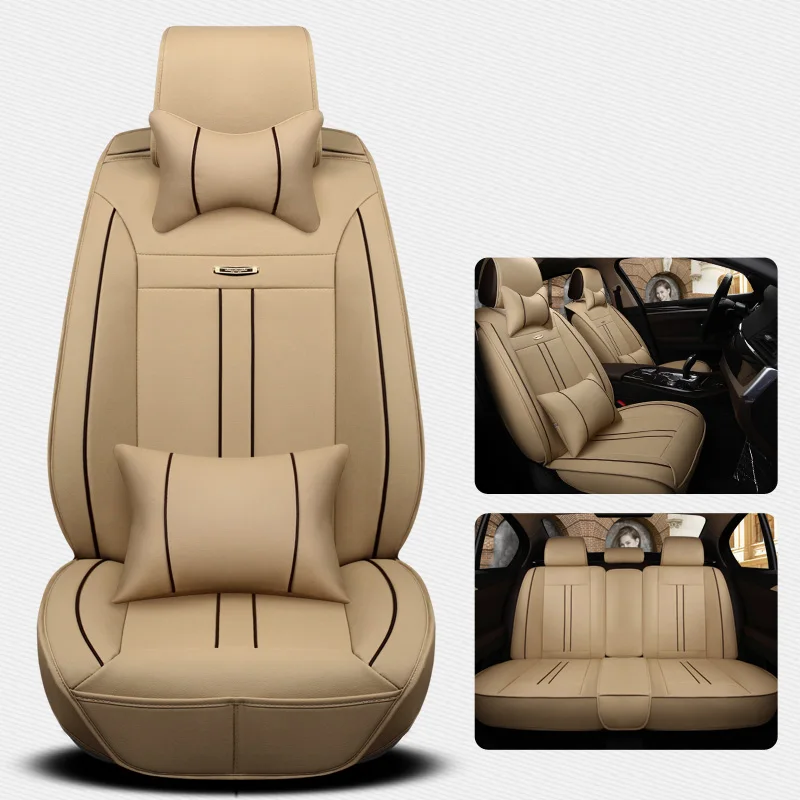 Автокресло Обложка Авто мест кожаные чехлы для Mitsubishi ASX carisma Colt Eclipse EVO Galant Lancer L200 RVR