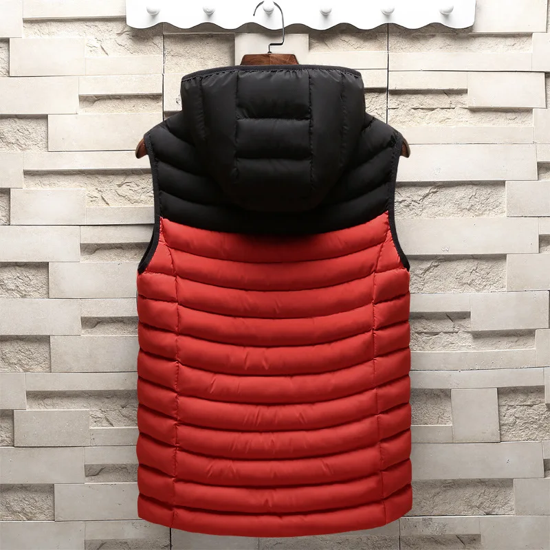 Мужской теплый жилет большого размера с подкладкой размера плюс 4XL 5XL 6XL 7XL 8XL 80