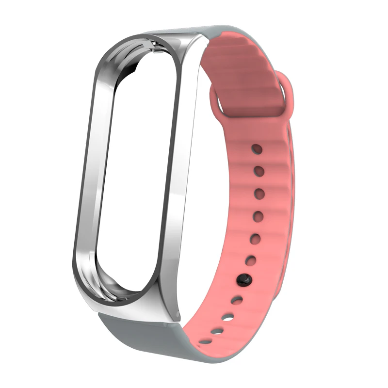 ONEVAN Mi Band 3 Браслет спортивный металлический чехол для Xiaomi Смарт часы цветной