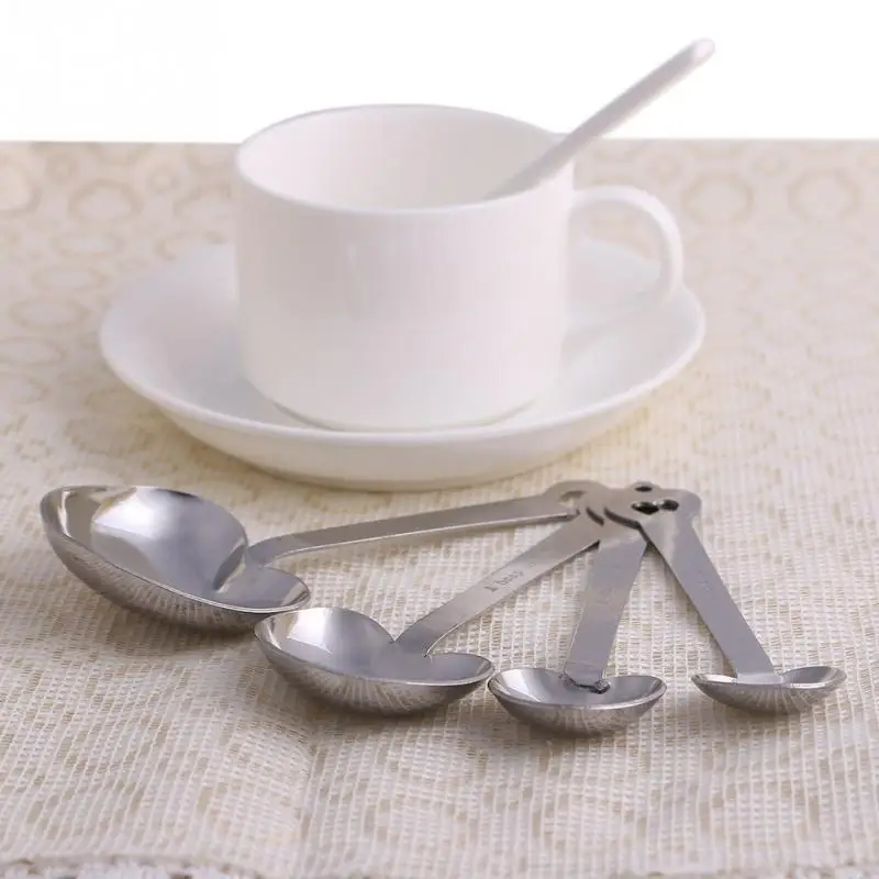 

Free shipping 100 set/400pcs Love Beyond Measure Heart shaped Measuring Spoons+wedding favors gifts