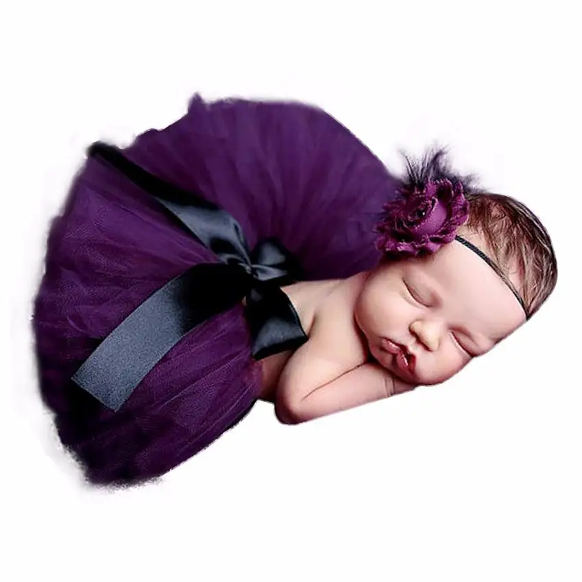 New Summer Newborn Photography Props Hair Accessories Skirt Clothes Photo Shoot Sundress Lovely Cute Beautiful Baby | Детская одежда и