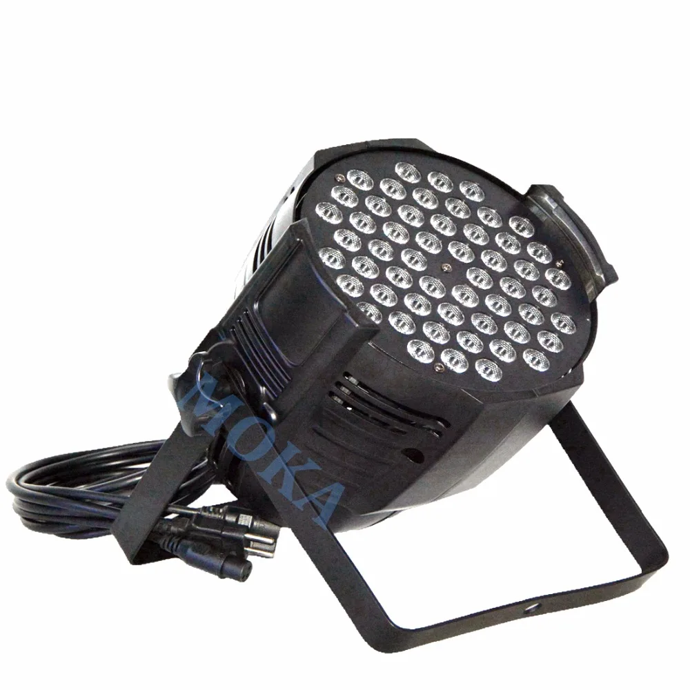 6 шт./лот LED Par свет 54*3 RGB Led плоский DMX управление диско для клубной вечеринки|led flat par