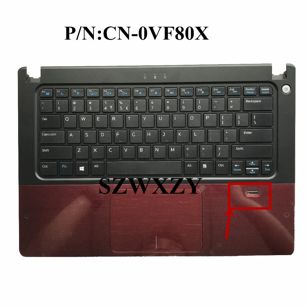 Абсолютно для Dell Vostro 5460 5470 ноутбук верхняя крышка с клавиатурой черный тачпад стандарт США C оболочка