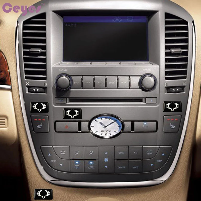 CEYES маленький декоративный значок для автостайлинга автомобиля рулевое колесо