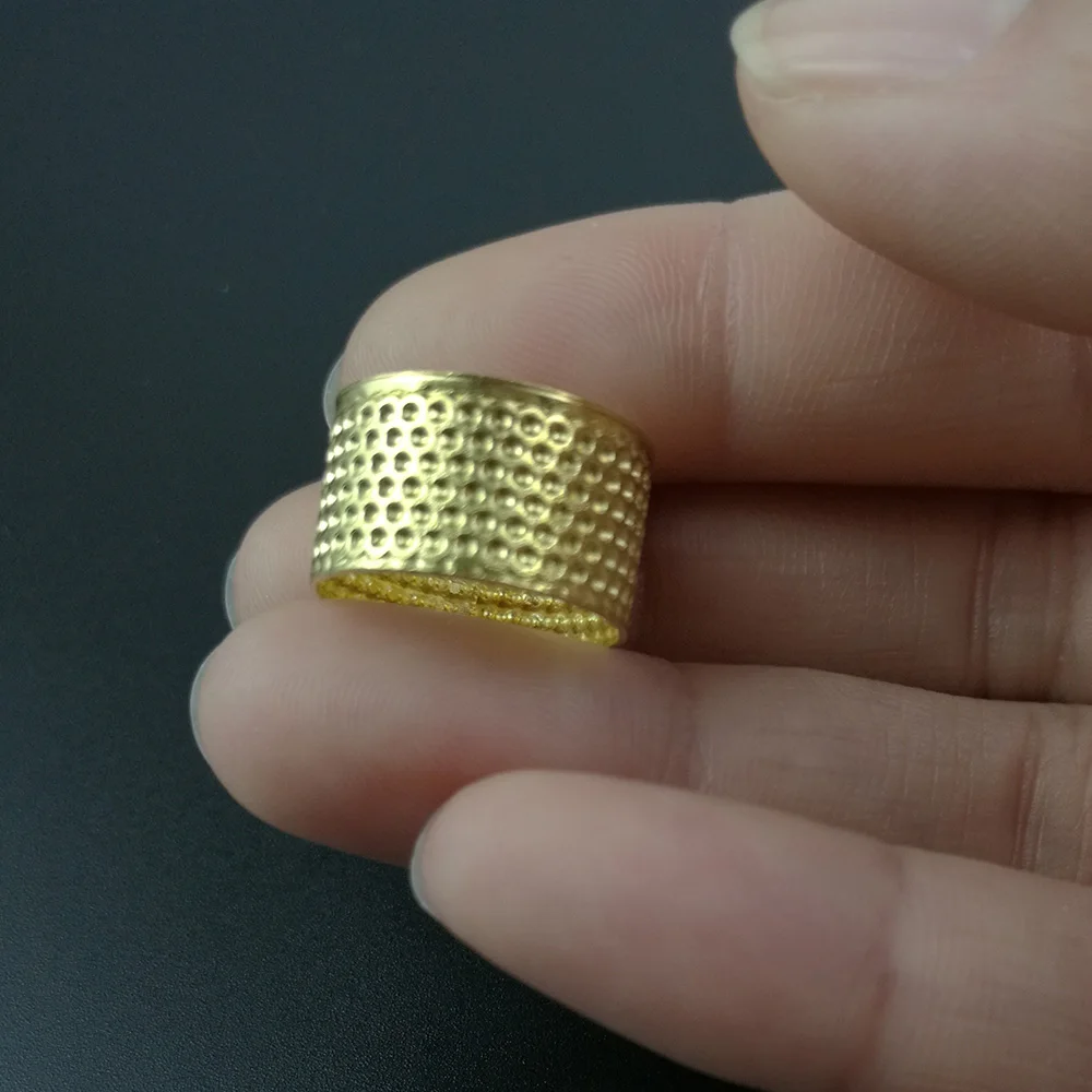 3 шт. декоративные металлические приборы диаметр 1 8 см ширина 0 39|thimble|vintage sewing