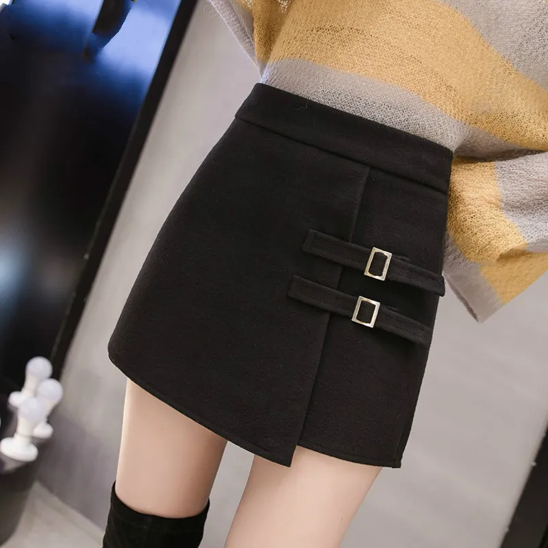 Faldas mujer moda, мини юбка, Зимняя юбка, юбки для женщин, harajuku, расшитая блестками, а-силуэт, однотонная, формальная, выше колена, мини, ампир 1917 50