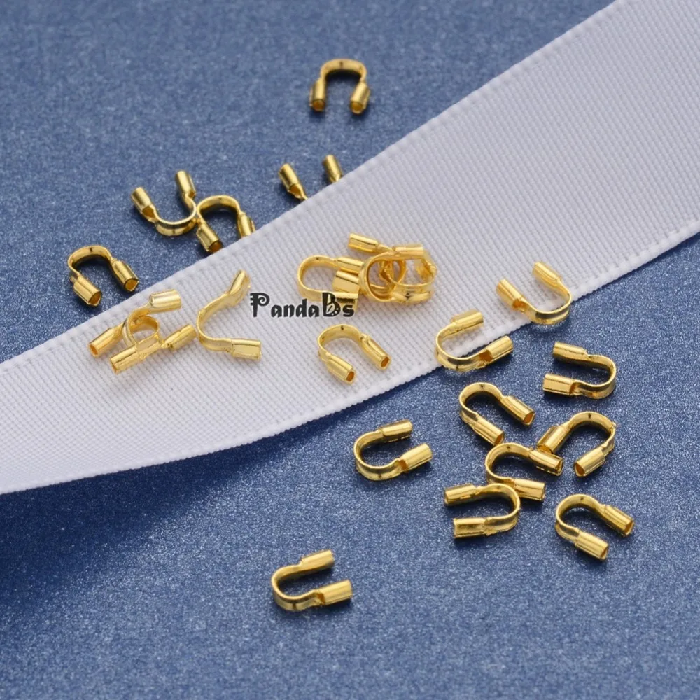 2000 шт латунный провод Guardian и протекторы золотой цвет металла около 4 мм в ширину 5