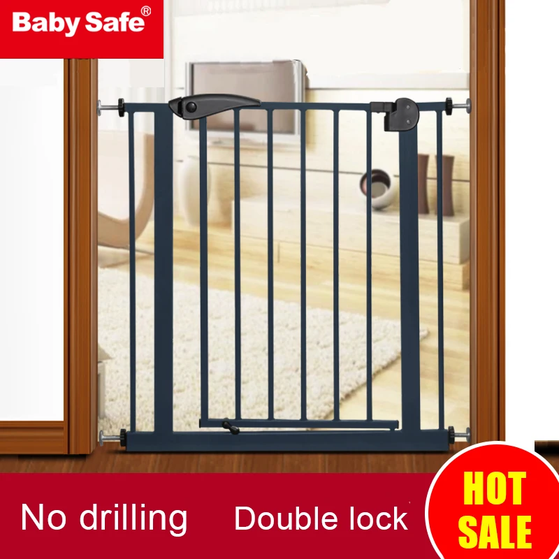 Babysafe металлические железные ворота безопасности ребенка pet изоляционный забор 75