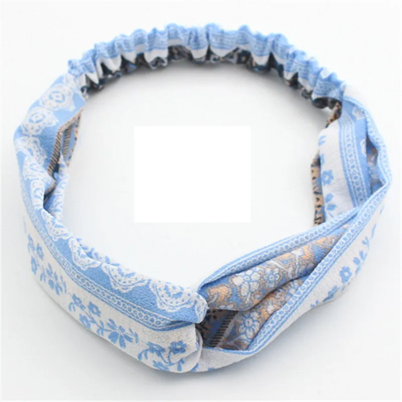 style 15 Ruoshui женская летняя Бохо оголовье корейский стиль ободок богемный головной убор девушки повязки банданы модные аксессуары для волос Головные уборы - Цвет: style 15