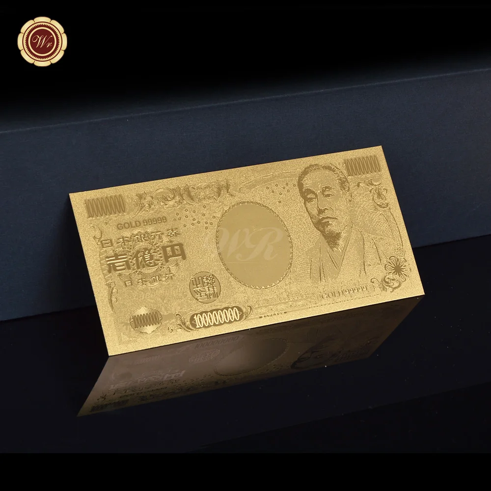 Золотые банкноты Япония купюры 100000000 коллекции|banknote binder|banknote counterbanknote |