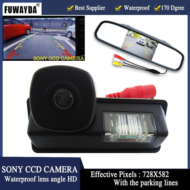 FUWAYDA Автомобильная камера заднего вида для SONY Цветная с задней камерой