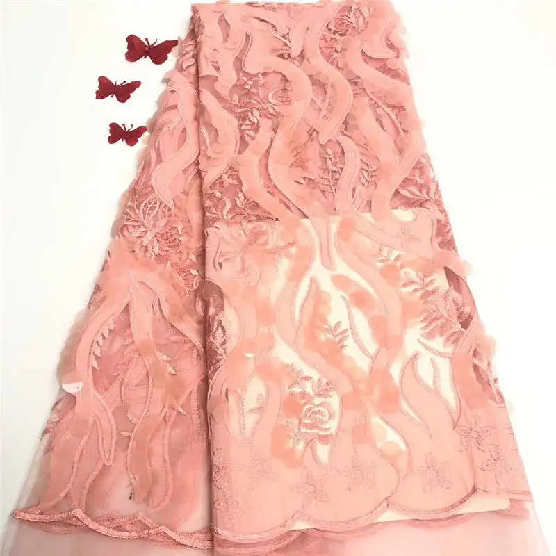 Нигерийское фатиновое кружевное платье новейшая модель 2019 Высококачественная