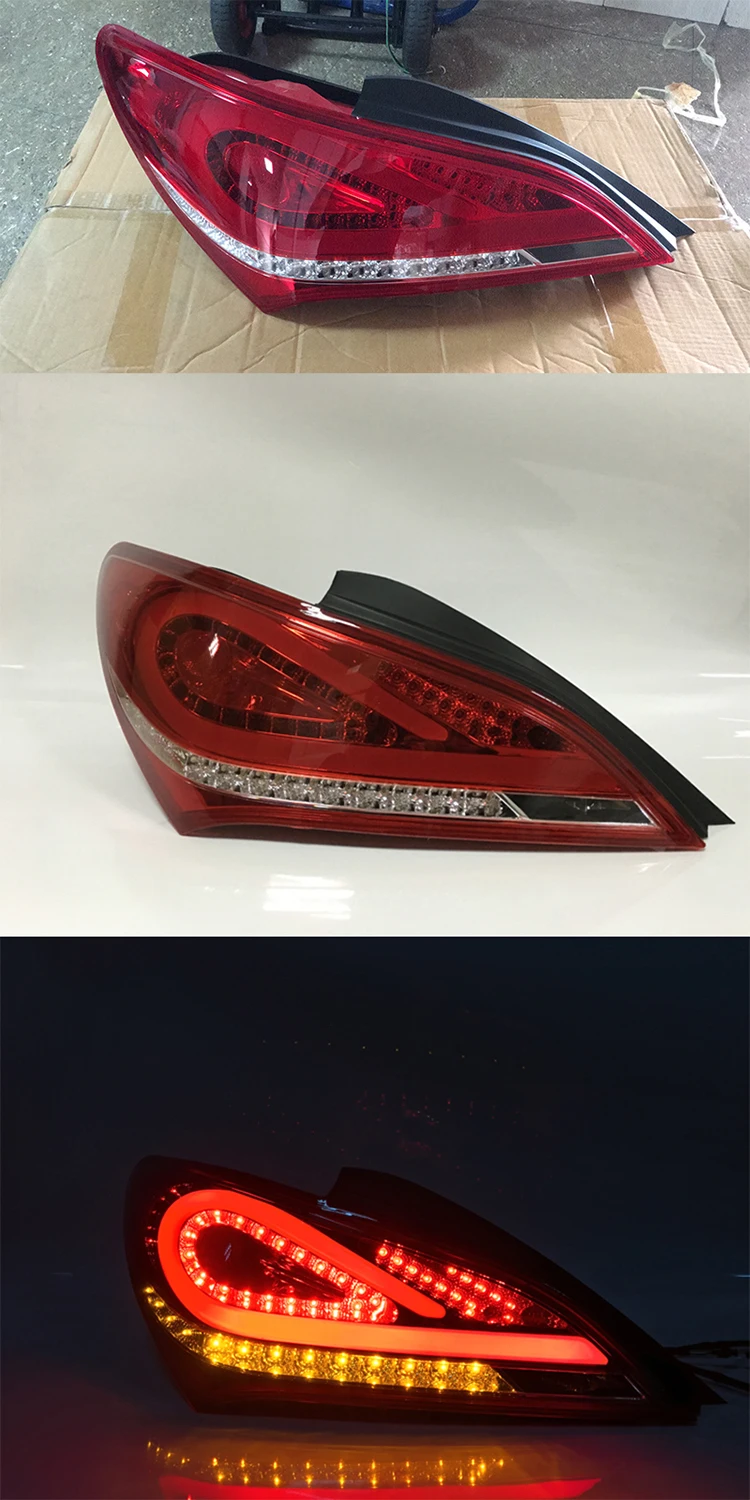 Набор для автостайлинга для hyundai монеты светодиодный фонарь задний для Genesis L Tailights светодиодные задние фары тюнинг фар автомобиля назад лампы