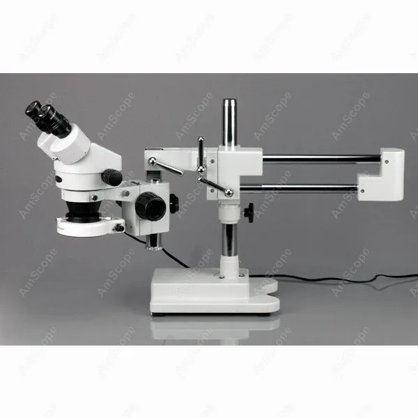 

Inspection Stereo Microscope--AmScope Supplies 7X-45X Zoom Magnification Circuit Inspection Stereo Microscope with 80 LED Light