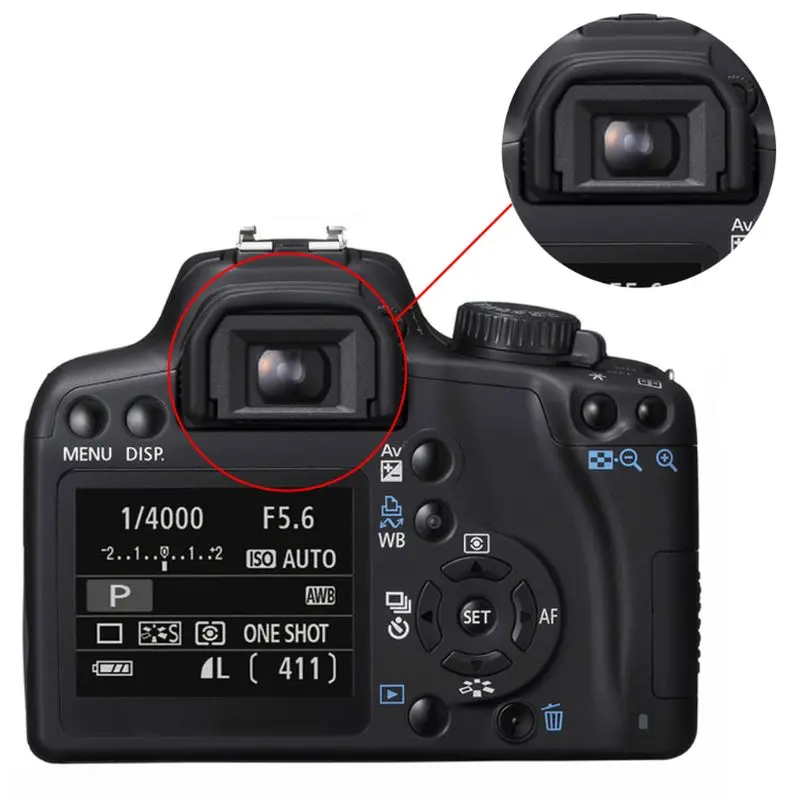 Резиновый видоискатель Eyecup Eye cup EF для Canon EOS 300D 400D 500D 550D 600D 1000D|Аксессуары