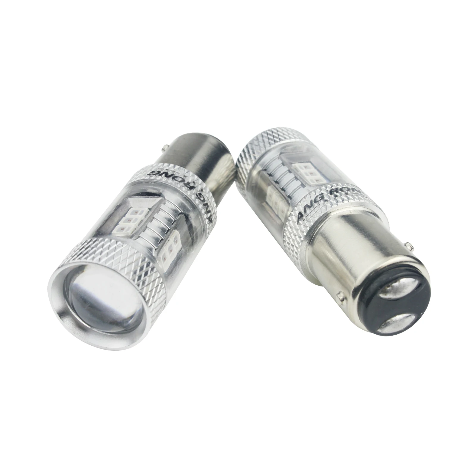 ANGRONG 2x SAMSUNG 15w красный светодиодный BAZ15D 566 P21/4 W 12V противотуманный Стоп задний тормозной задний светильник