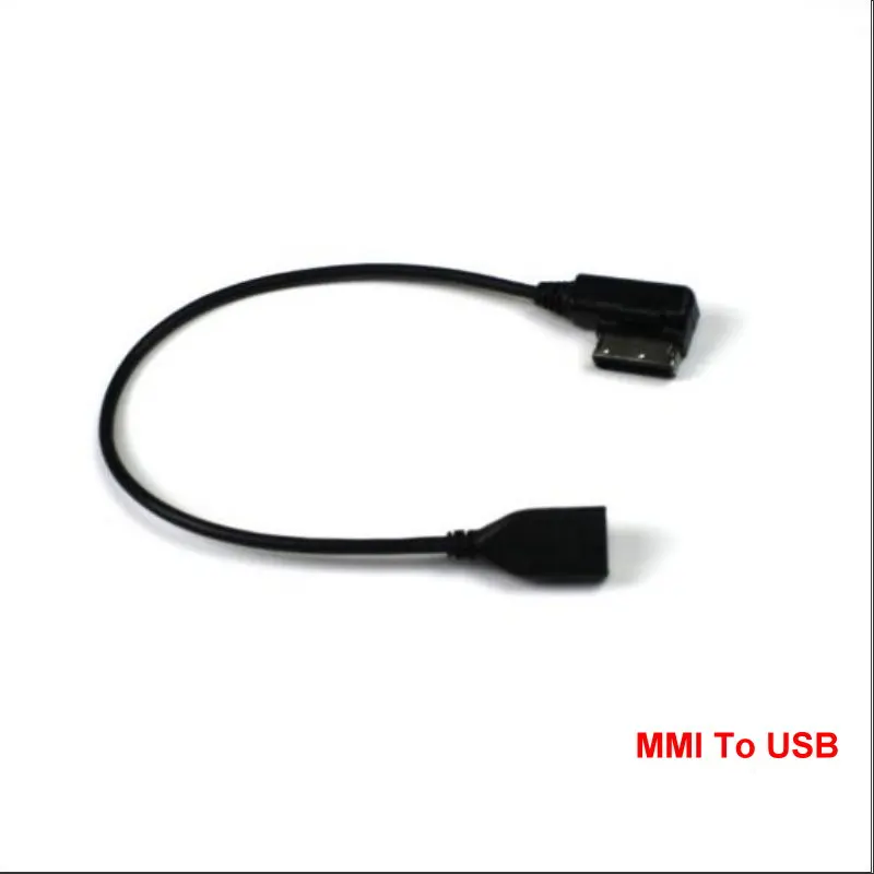 AMI MMI Интерфейс RCA USB AUX iPhone Разъем для подключения iPod для автомобиля Audi S4 S5 S6 S8 Q3 Q5 Q7 R8 автомобильный адаптер для кабеля провода - Название цвета: USB Connector